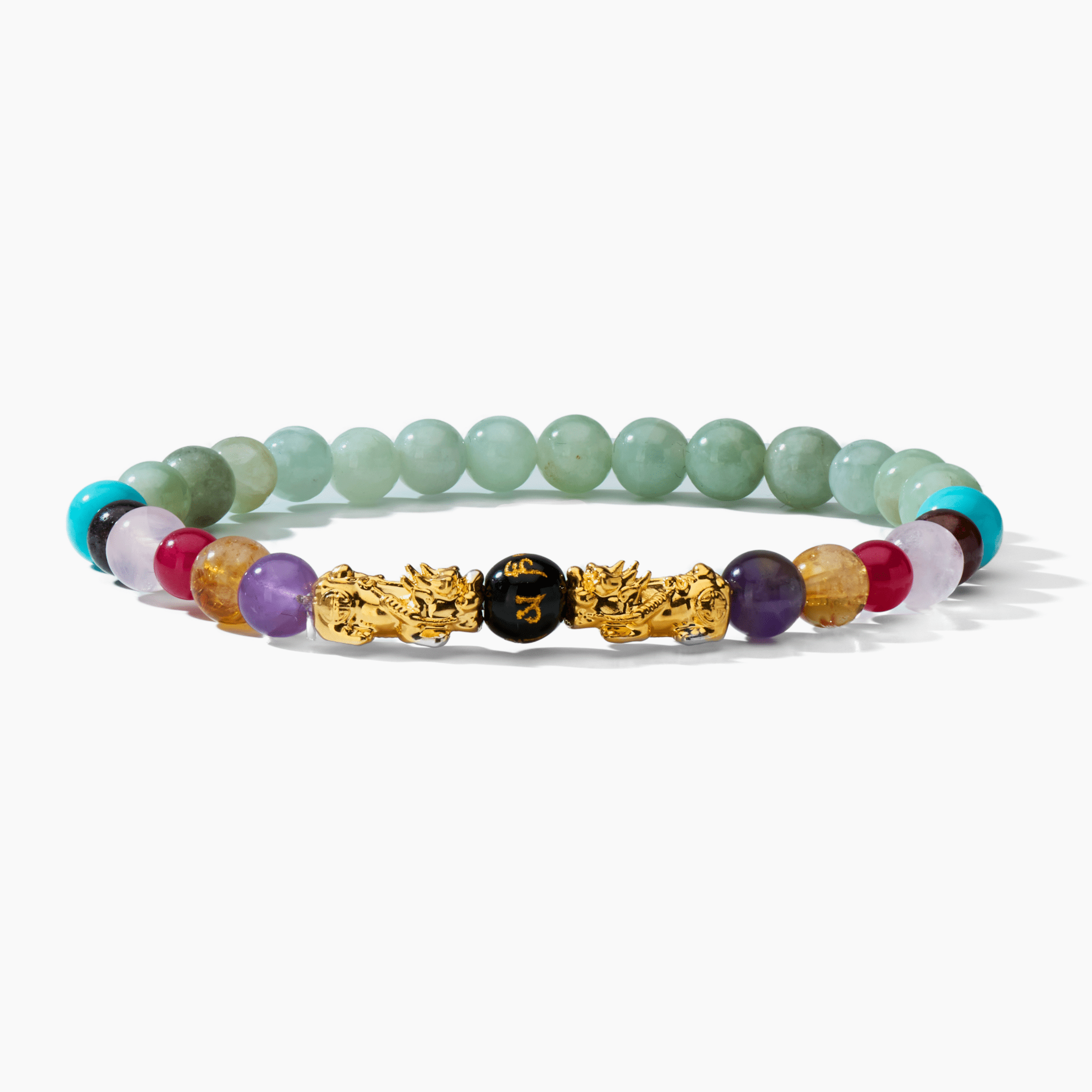 Unlimited Fortune Double Pixiu 18k PURE Gold Feng Shui Bracelet - Eat.Read.Love.