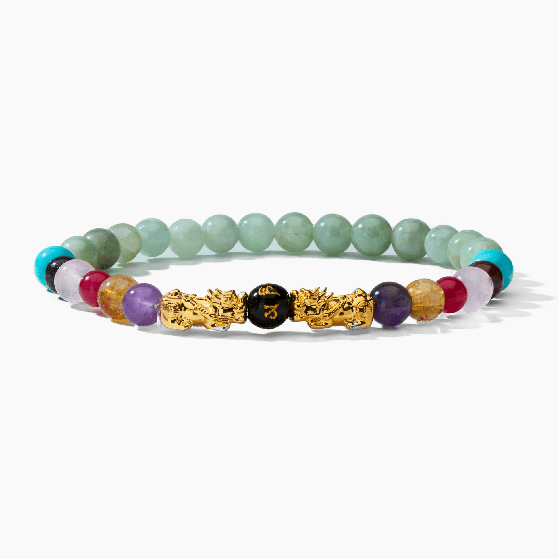 Unlimited Fortune Double Pixiu 18k PURE Gold Feng Shui Bracelet - Eat.Read.Love.