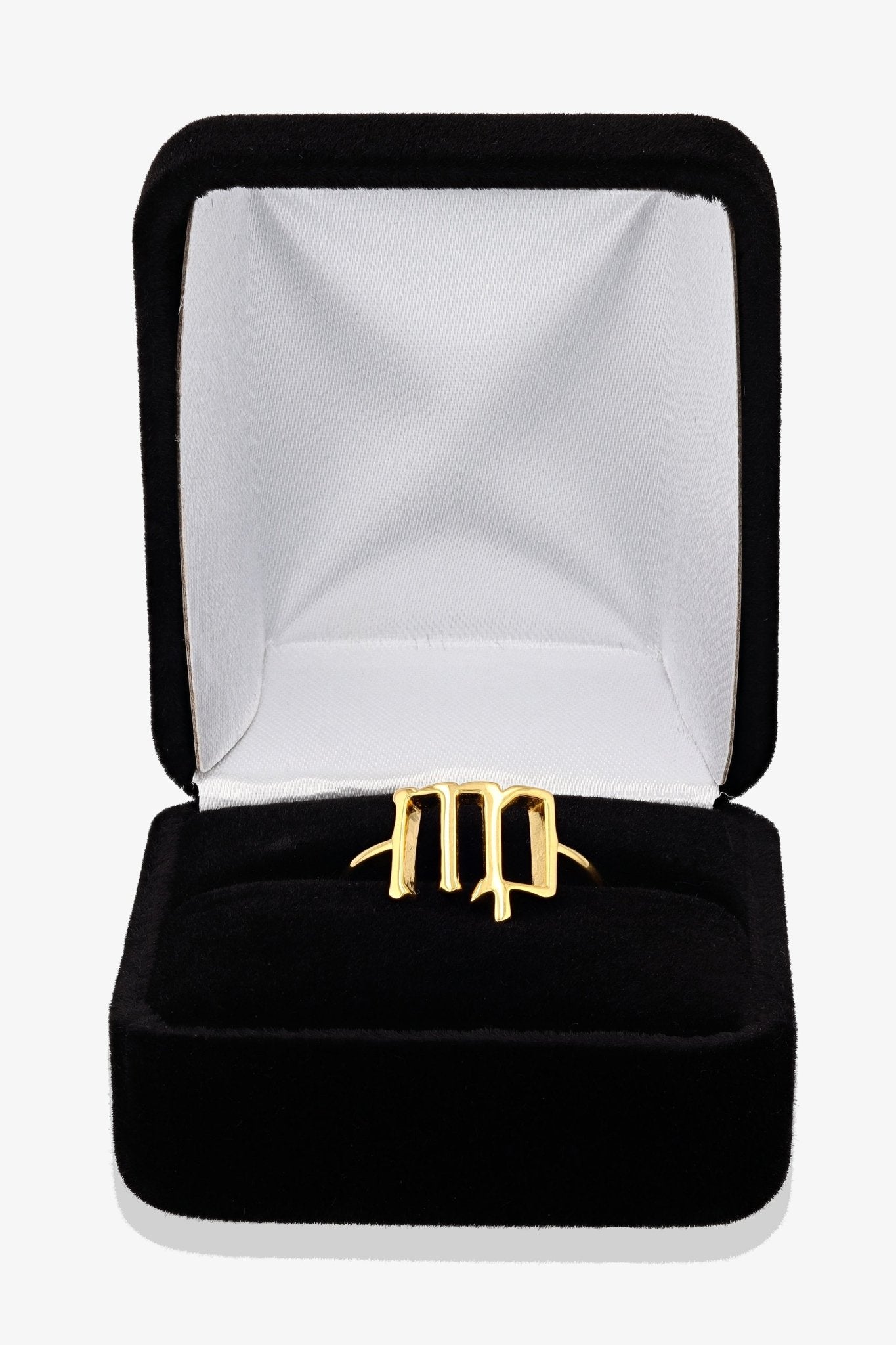 Virgo Zodiac 18k Gold Vermeil Ring - Eat.Read.Love.