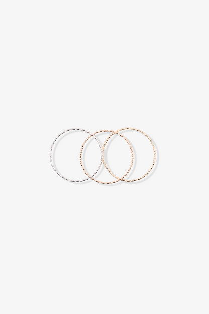 Stackable 14k REAL Gold Rings