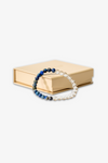Lapis Lazuli and Clear Quartz - Meditation/Manifestation Intention Bracelet