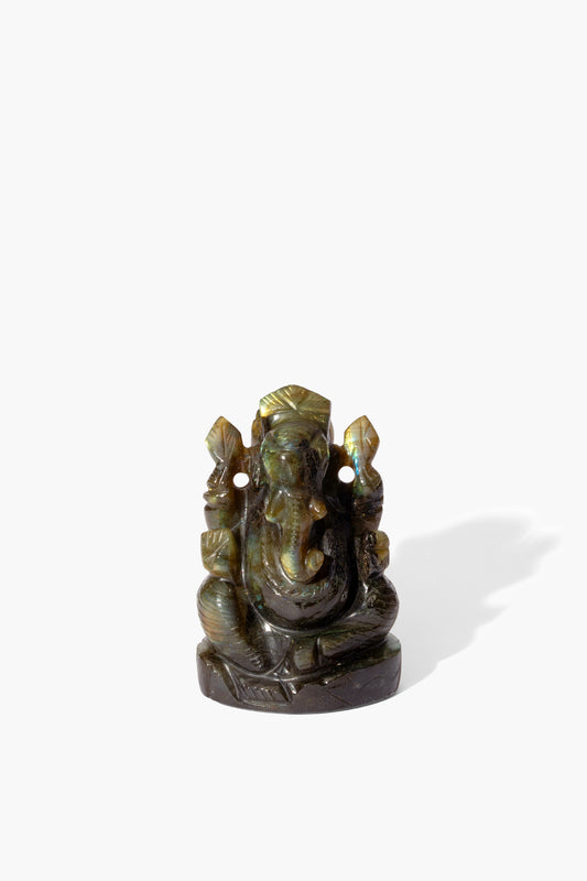 Labradorite Ganesha Statue