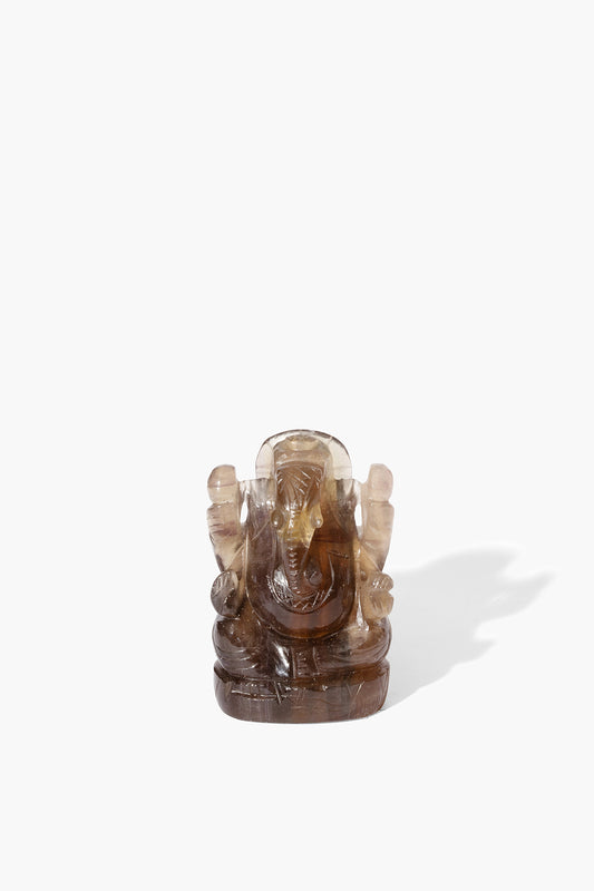 Fluorite Ganesha Statue