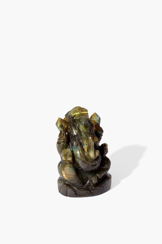 Labradorite Ganesha Statue