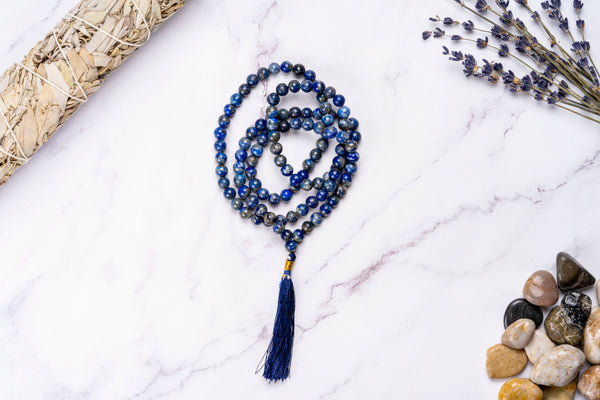 Lapis Lazuli Natural Bead Mala.