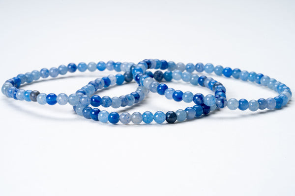 Sodalite 4mm Beaded Bracelet.