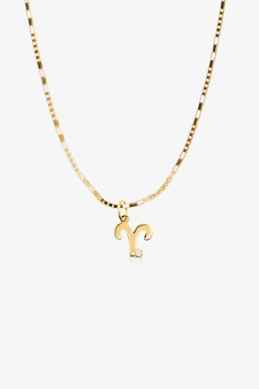 Aries Lucky Charm Locket 14K REAL Gold