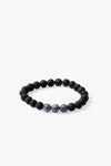 Lapis Lazuli Lava Beaded Bracelet