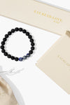 Lapis Lazuli Lava Beaded Bracelet