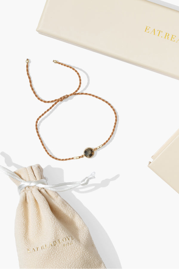 Pyrite Threaded Bezel Bracelet