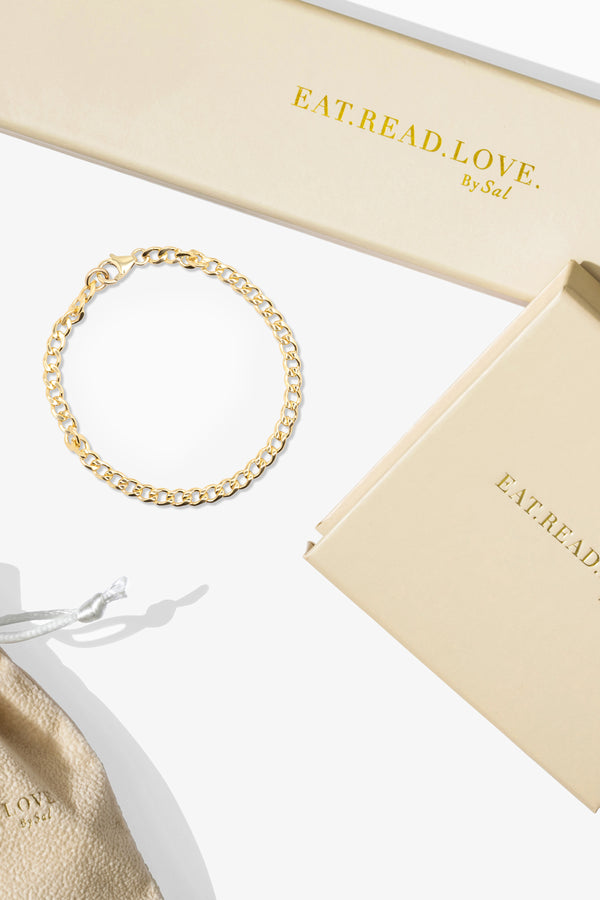 Gold Filled Curb Link Bracelet