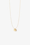 The Scorpios' Celestial Citrine Birthstone With 14k Gold Necklace