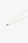 The Aries' Decadent Diamond Birthstone With 14k Gold Necklace